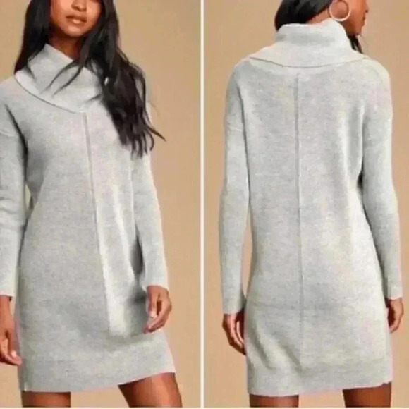 Lulus Cowl Neck Slouchy Women's‎ Sweater Dress Size S - Picture 1 of 9